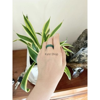 Nhẫn Phong Thủy đa' Mã_Não thiên nhiên nguyên khối cho mệnh Mộc, Hỏa- KaVi Shop