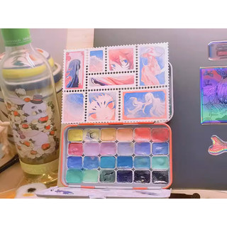 Giấy vẽ hình tem độc đáo 🌻 Định lượng 300gsm vẽ được nhiều loại màu, có đường xé sẵn 🌻