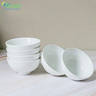 Chén/ bát sứ trắng đựng nước chấm size 9cm mini