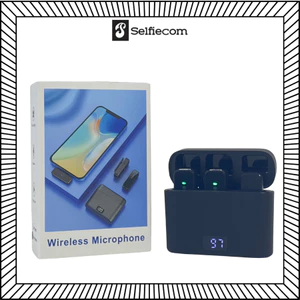 Mic thu âm SE23, micro không dây dành cho các dòng máy Android, IOS kèm Dock sạc lọc tạp âm khi live/quay video