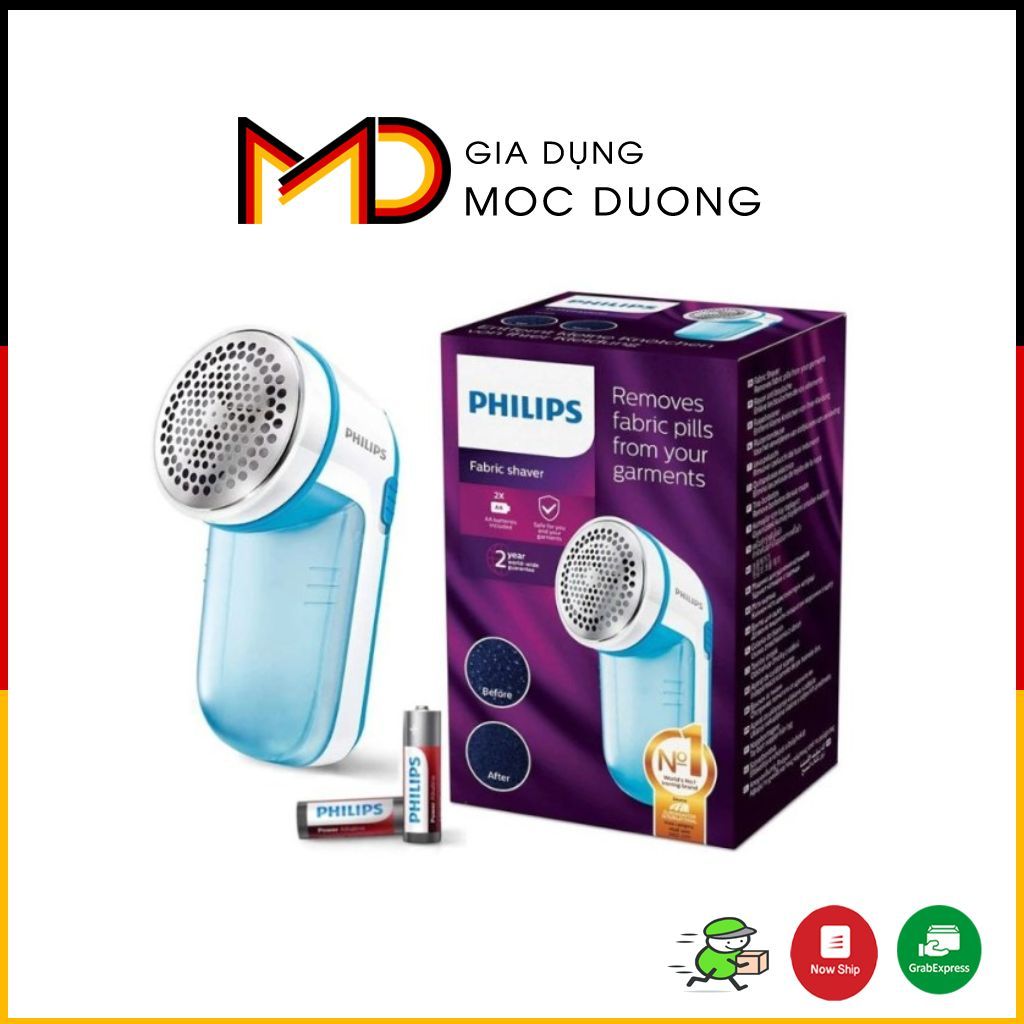 Máy cắt lông xù quần áo Philips GC026/00, GC026/80 nội địa Đức [chính