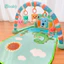 Thảm Nhạc Cho Bé Nằm Chơi Piano Mẫu Ếch Xanh - Thảm 2 Mặt Chống Thấm Nhiều Chế Độ Nhạc