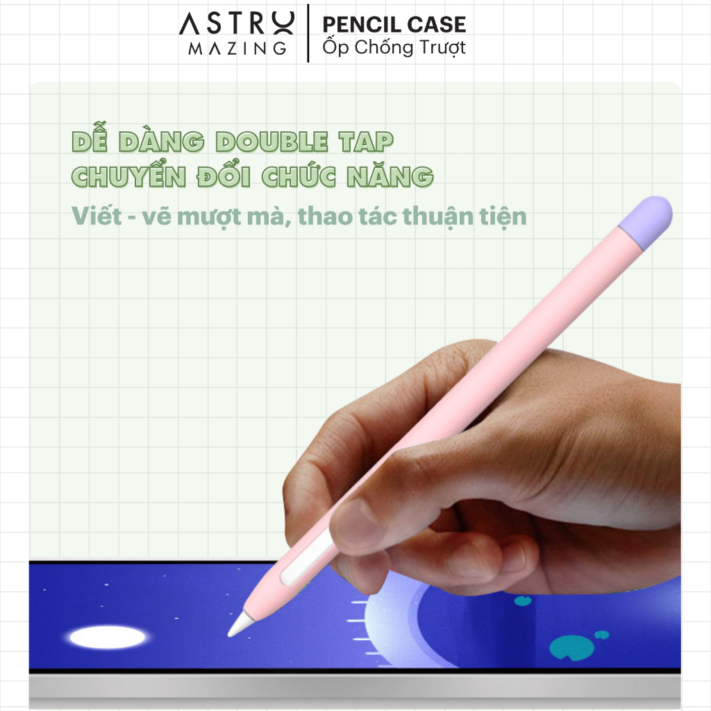 Ảnh Ốp bút AstroMazing chống sốc bảo vệ dành cho bút cảm ứng Apple Pencil 1 và 2 2