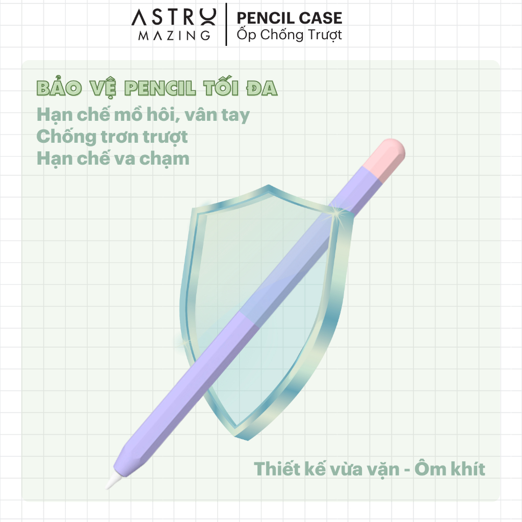Ảnh Ốp bút AstroMazing chống sốc bảo vệ dành cho bút cảm ứng Apple Pencil 1 và 2 1