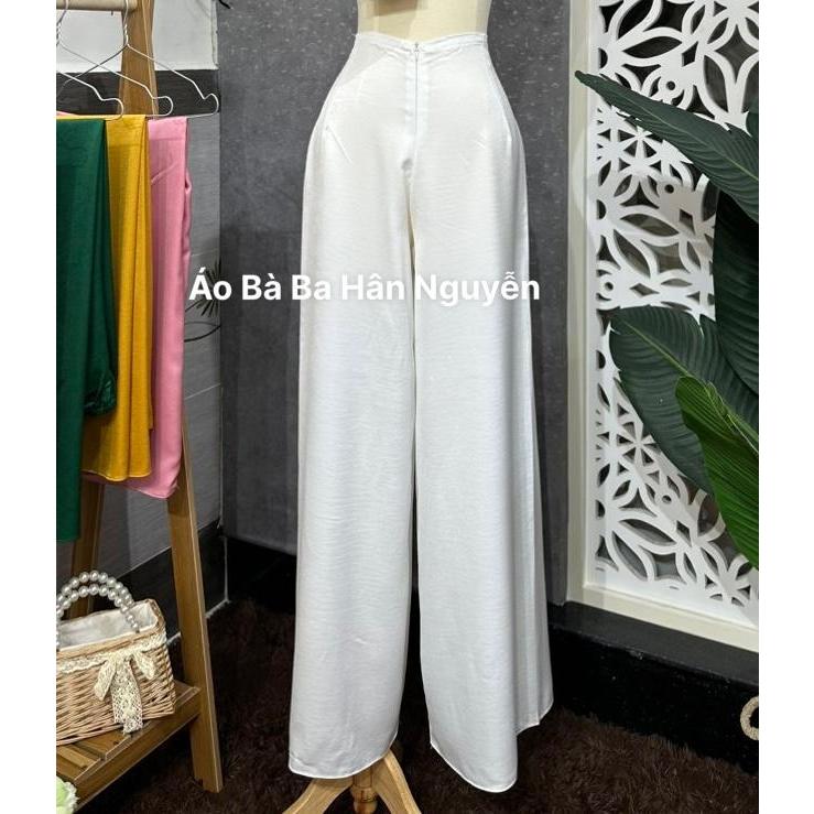 B.Q59 - (Quần Lẻ) Quần Dây Kéo Lụa Tây Thi - Hân Nguyễn Áo Bà Ba
