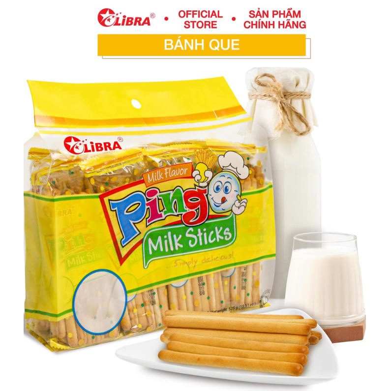 Bánh quy đũa bánh que vị bơ sữa ngọt LIBRA milk cracker giòn ăn vặt ...