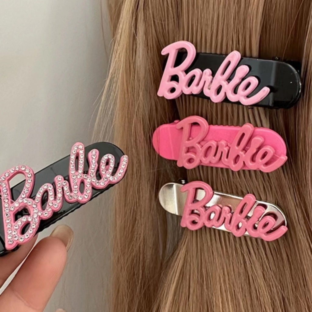 Product image Kẹp tóc mái hình công chúa Barbie y2k thời trang cho nữ cặp bấm mái nữ đẹp vintage phong cách Hàn Quốc dễ thương màu 4