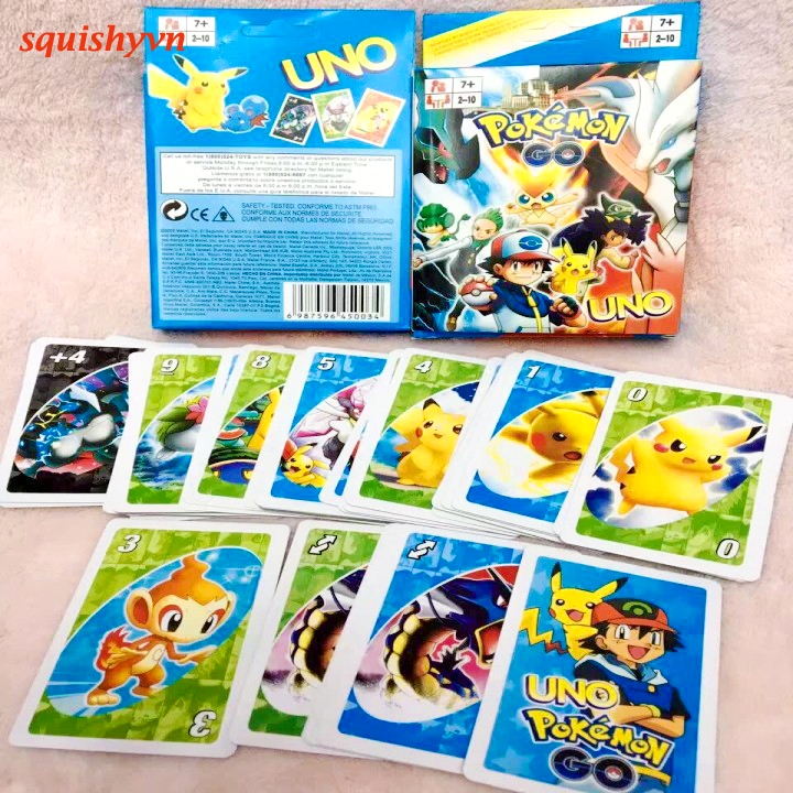 Bộ bài trò chơi Uno Classic, Wild, Skip Bo, Flip, Phase 10, DOS, BTS ...