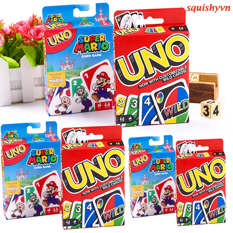 (21 LOẠI) Bộ bài trò chơi Uno Classic, Wild, Skip Bo, Flip, Phase 10 ...