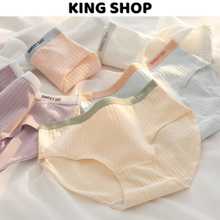 Quần lót nữ cotton gân tăm xinh xắn đáy kháng khuẩn Kingshop L-0763