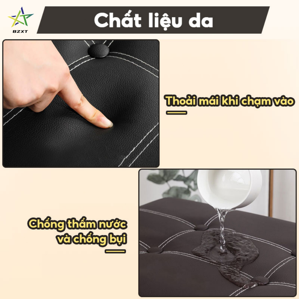ghế hộp Phân lưu trữ Ghế hộp đựng đồ đa năng 2 trong 1 - Gấp gọn chắc chắn và tiện lợi, Hộp lưu trữ Ghế sofa