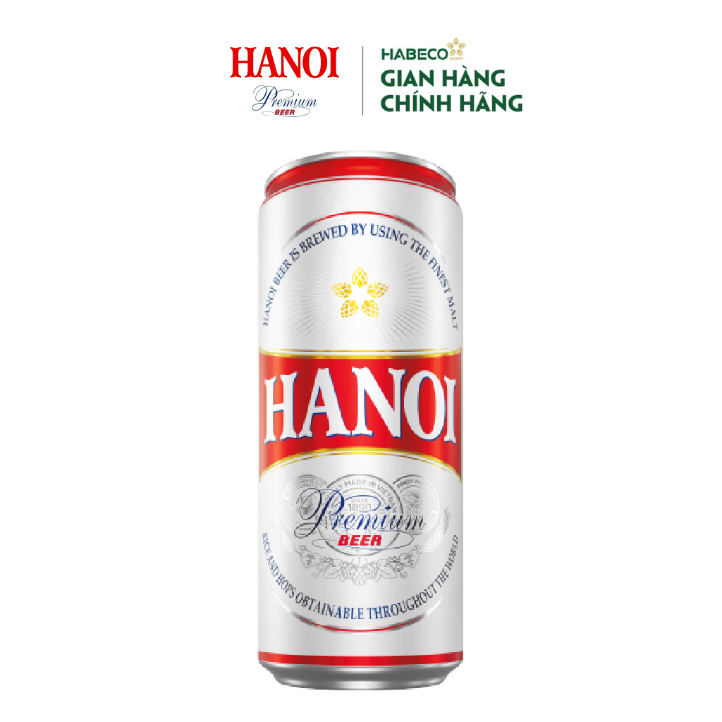 Ảnh HỎA TỐC HÀ NỘI - Thùng 24 lon Bia Hanoi Premium - HABECO (330ml/lon) 3