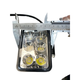 Đèn led Runlai 6 bóng, đèn led trợ sáng dùng cho ô tô, xe máy
