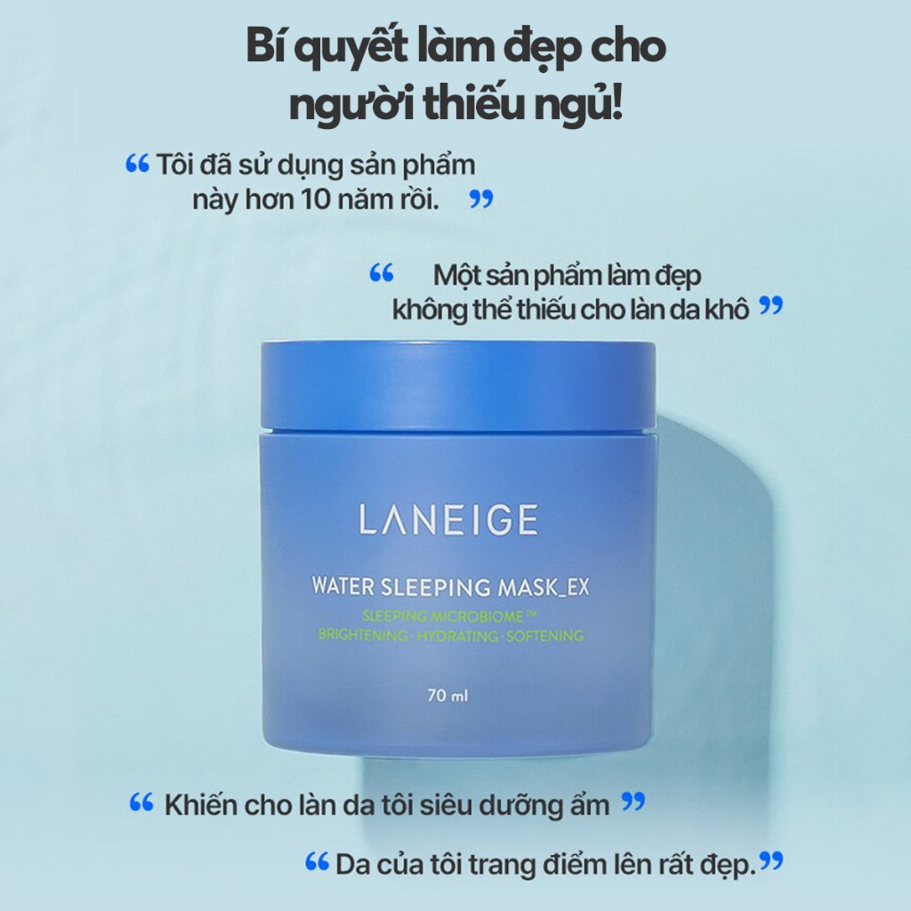 Ảnh Mặt nạ ngủ tăng khả năng tự vệ của da LANEIGE Water Sleeping Mask EX 25ml 2
