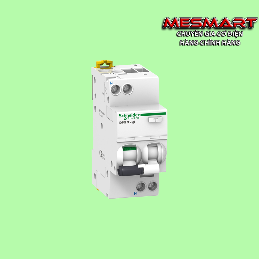 Cầu dao chống dòng rò Schneider Acti9 RCBO 1P+N, 6kA, 30mA A9D31606 ...