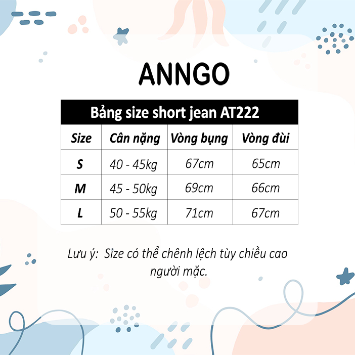Quần short jean nữ trắng vải denim lai tua rách cá tính, dễ phối đồ AnNgo - AT222