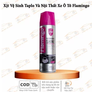Chai Xịt Vệ Sinh Taplo Và Nội Thất Xe Ô Tô Flamingo Hương Cà Phê F096