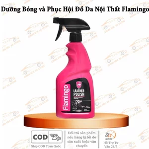 Kem Dưỡng Bóng và Phục Hội Đồ Da Nội Thất Cao Cấp Flamingo F029 500ml