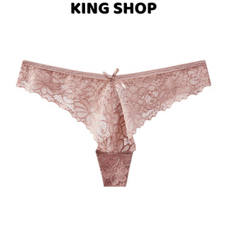 Quần lót nữ ren hoa mềm thoáng mát, quần chip đính nơ siêu xinh King Shop L.6551