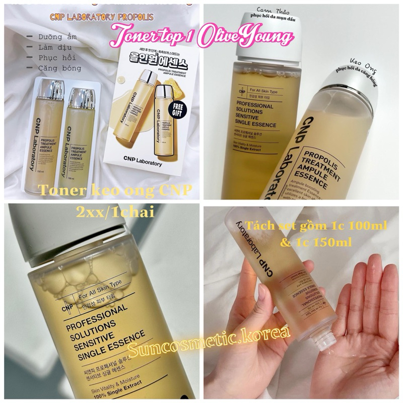 Tinh chất Nước thần keo ong CNP LABORATORY Propolis Treatment Ampoule Essence