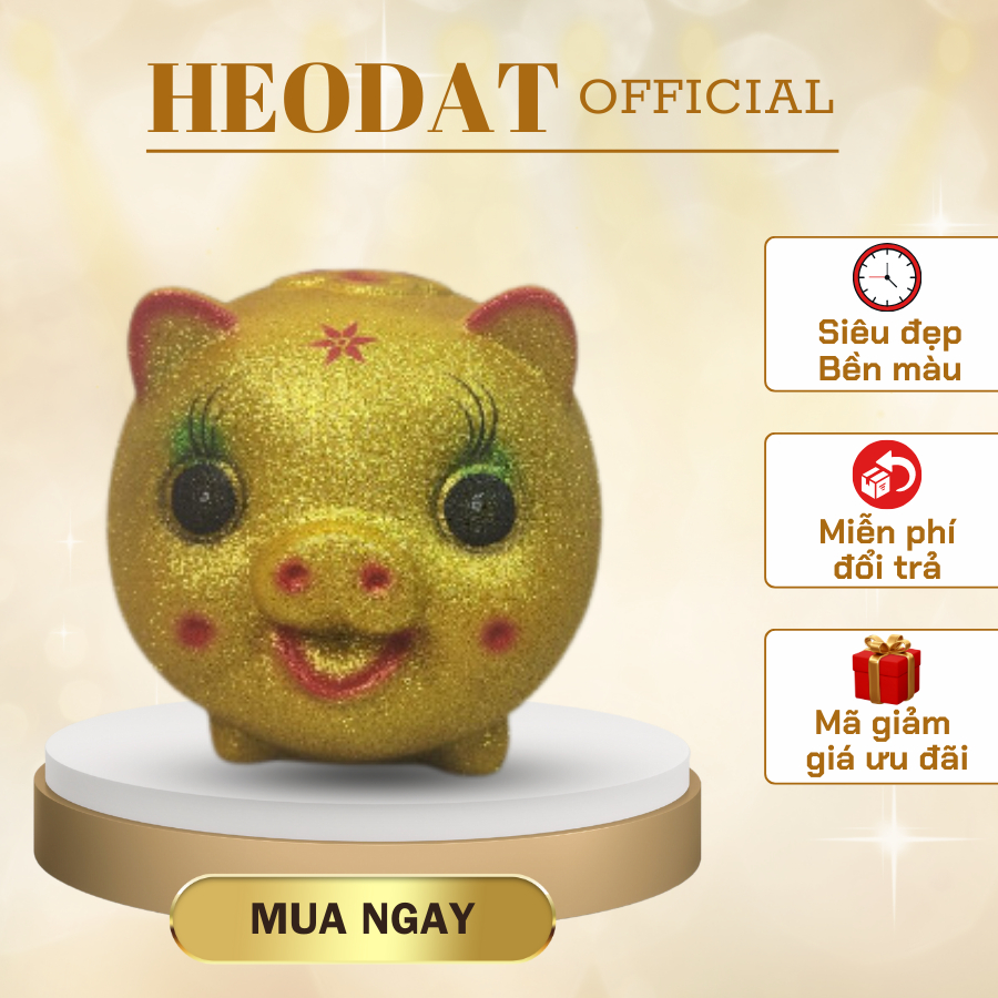 Lợn đất tiết kiệm mini, ống heo Pi truyền thống size nhỏ cute, dễ ...