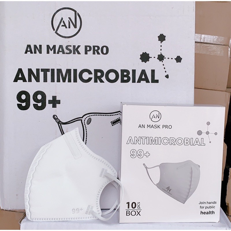 Set 50c Khẩu Trang N99 6D AN Mask Pro 5 lớp lọc kháng khuẩn công nghệ nano
