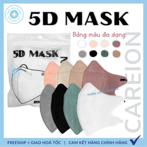 Khẩu Trang 5D Mask An Phong HD CAREION Kháng Khuẩn,nhiều Màu Lạ Siêu Đẹp Dày Dặn