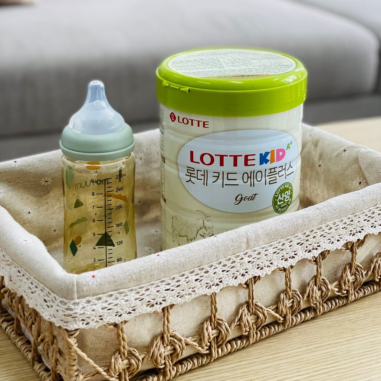 Sữa Dê Lotte Kid A+ Bổ Sung Canxi Hỗ Trợ Phát Triển Chiều Cao, Tăng Đề Kháng Cho Trẻ 760g