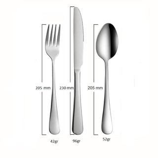 Siêu rẻ Bộ 3 Món Dao Thìa Dĩa (Nĩa) Inox Dùng Ăn Món Tây Bit Tết Mỳ Spaghetti.Cơm Tấm Sườn