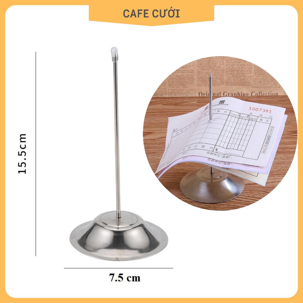 Cây ghim bill giấy hóa đơn, cây cắm giấy, order inox xiên order ...