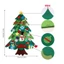 Cây Thông Noel Full Phụ Kiện 36 Chi Tiết Vải Nỉ Treo Tường Trang Trí Giáng Sinh BỐ KHỦNG LONG