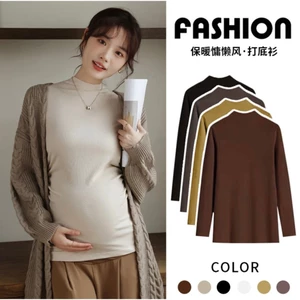 Áo giữ nhiệt bầu Big Size [<78kg] nhún sườn cổ 3 phân chất nỉ thun tăm co dãn