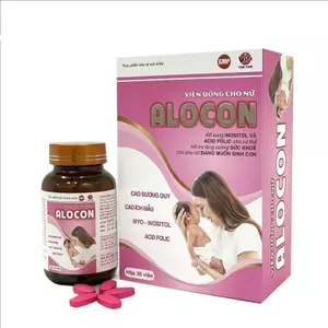 Viên uống cho nữ alocon giúp bổ sung inositol và axit folic cho cơ thể hỗ trợ tăng cường sức khoẻ cho phụ nữ đang muốn s
