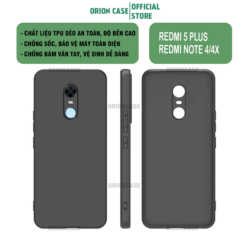Ốp lưng Xiaomi Redmi Note 4/ Note 4x Redmi Plus chất liệu TPU