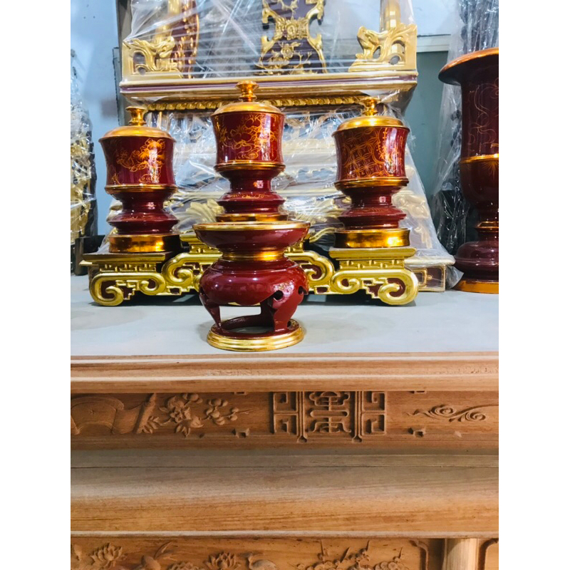 Đế chân mây Sơn son thếp vàng