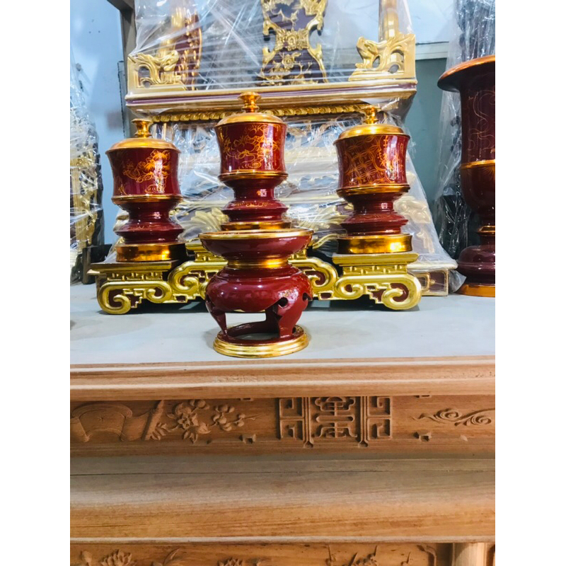 Đế chân mây Sơn son thếp vàng