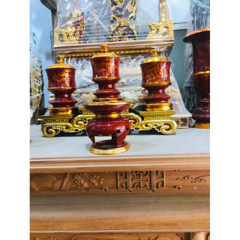 Đế chân mây Sơn son thếp vàng