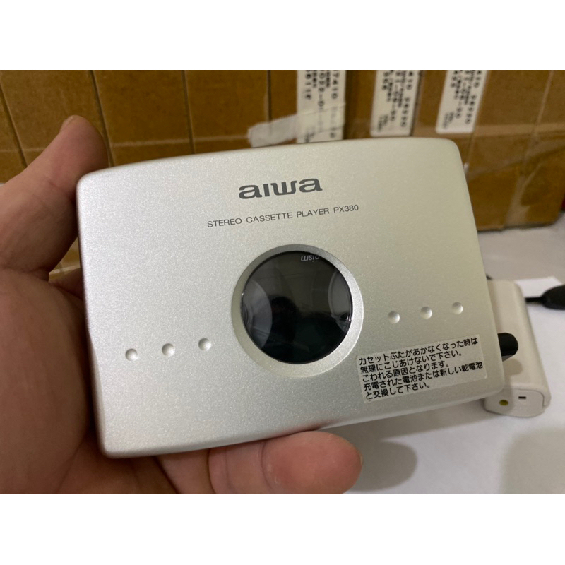 Walkman Aiwa PX380 - Lecteur Cassette Vintage Noir - Fonctionne (Sony Walkman Style)