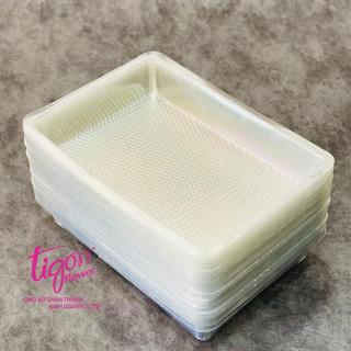 KHAY23 gồm 50 CÁI KHAY NHỰA ĐỰNG XỐP CẮM HOA (đựng vừa 2/3 cục xốp) - Cố định xốp dễ hơn (ĐƯỢC ĐỒNG KIỂM)