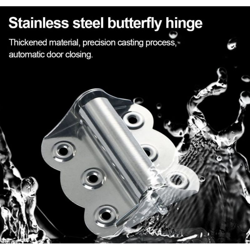 BẢN LỀ LÒ XO INOX - TỰ ĐÓNG CỬA SAU KHI MỞ - TIỆN LỢI - THÔNG MINH - TIẾT KIỆM CHI PHÍ - KHÔNG ƯNG HOÀN TIỀN...