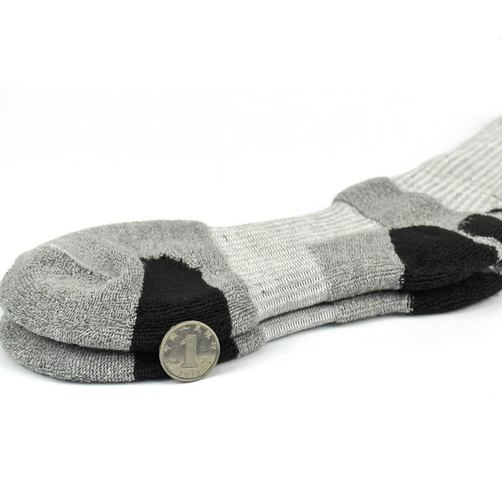 Vớ Tất cotton cao cổ TRẮNG XÁM ĐEN loại dày phù hợp chạy bộ, bóng đá,...