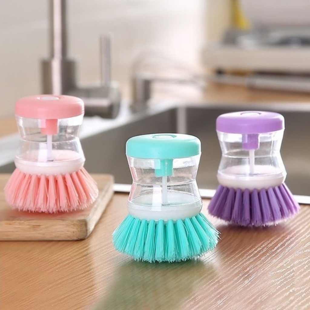 Cọ rửa chén bát có ngăn đựng nước rửa chén tiện dụng GALA | Shopee Việt Nam