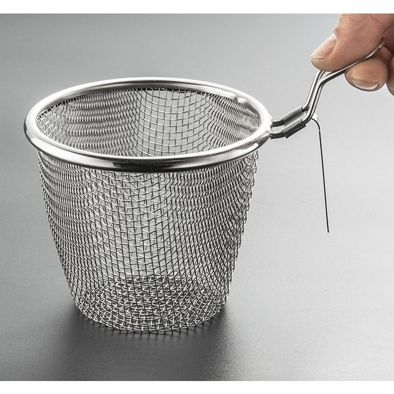 Giỏ Lưới inox Vớt Mì, Bún, Rau, Thức Ăn Nhúng Lẩu - Vợt Lưới Vớt Gia Vị ...