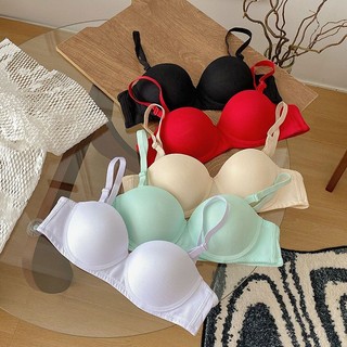 Áo ngực nâng ngực cotton mút mỏng nhẹ thoải mái, có gọng tạo khe quyến rũ King Shop  A-824