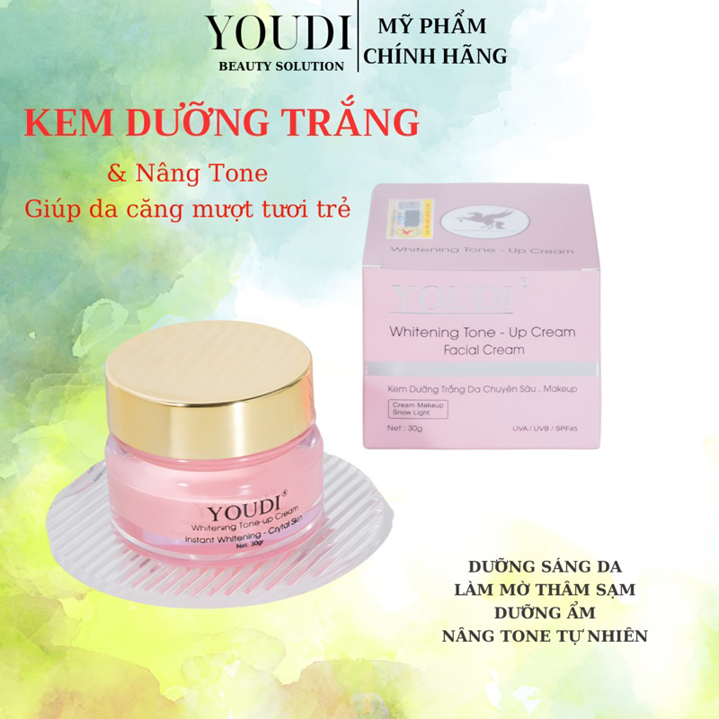 Kem dưỡng trắng da, nâng tông, làm đều màu da, cấp ẩm YOUDI 30gam