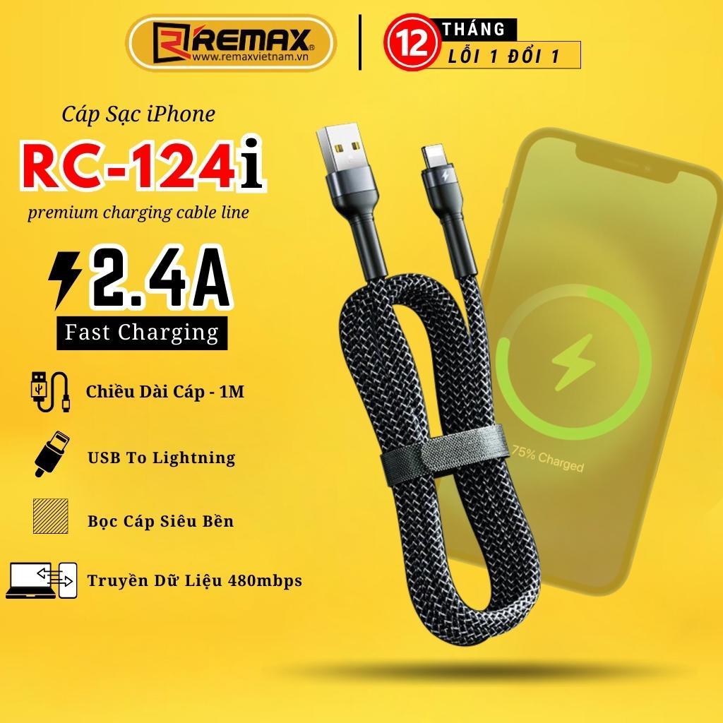 Cáp Sạc Remax RC-124i Hỗ Trợ Sạc Nhanh Cho 13 Pro Max Trở Xuống - Remax ...