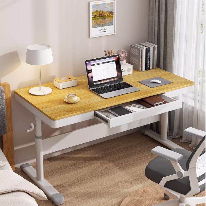 Bàn Làm Việc Thông Minh, Bàn Văn Phòng Nâng Hạ Độ Cao Cao Cấp CÓ NGĂN KÉO | Shopee Việt Nam