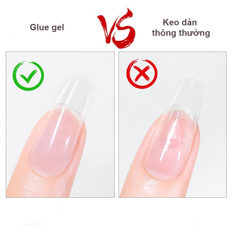 Glue gel (Gel Adhesive) AS (cần hơ đèn) - Gel đính đá, đính móng 15ml