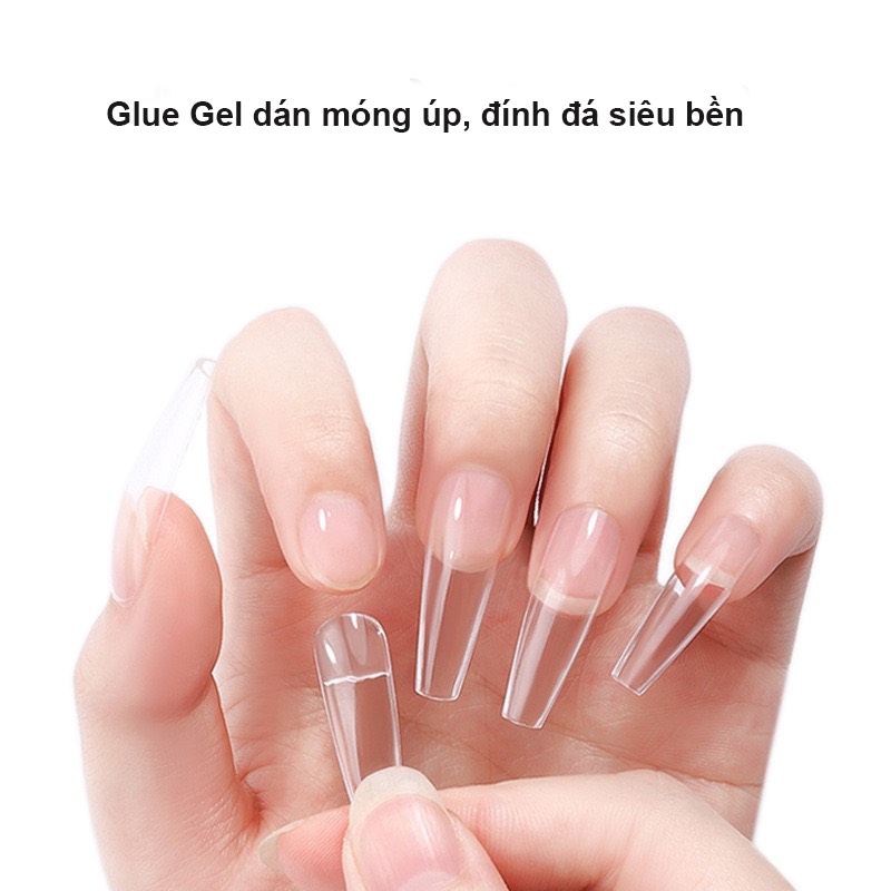 Glue gel (Gel Adhesive) AS (cần hơ đèn) - Gel đính đá, đính móng 15ml