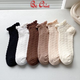 Set 5 tất nữ cổ ngắn / cổ cao hoạ tiết đáng yêu, tất vớ nữ ngắn cute dành cho nữ BC_CHIC LINGERIE